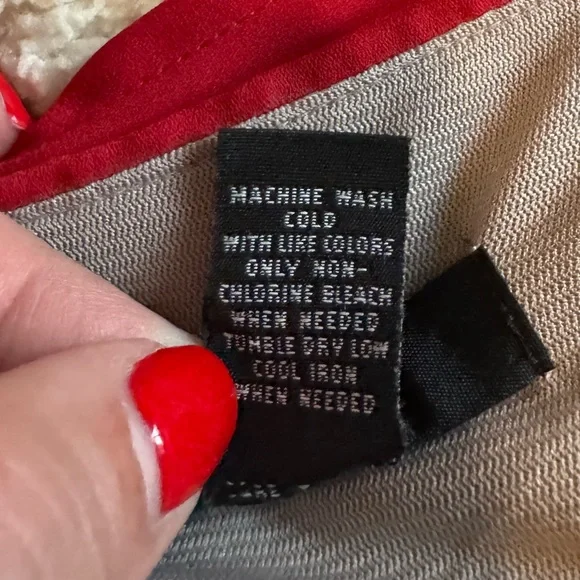 Alfani Red and Gray Tiered Sleeveless Top - Picture 4 of 5